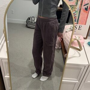 Aritzia Dusty Purple Cargo Sweatpants